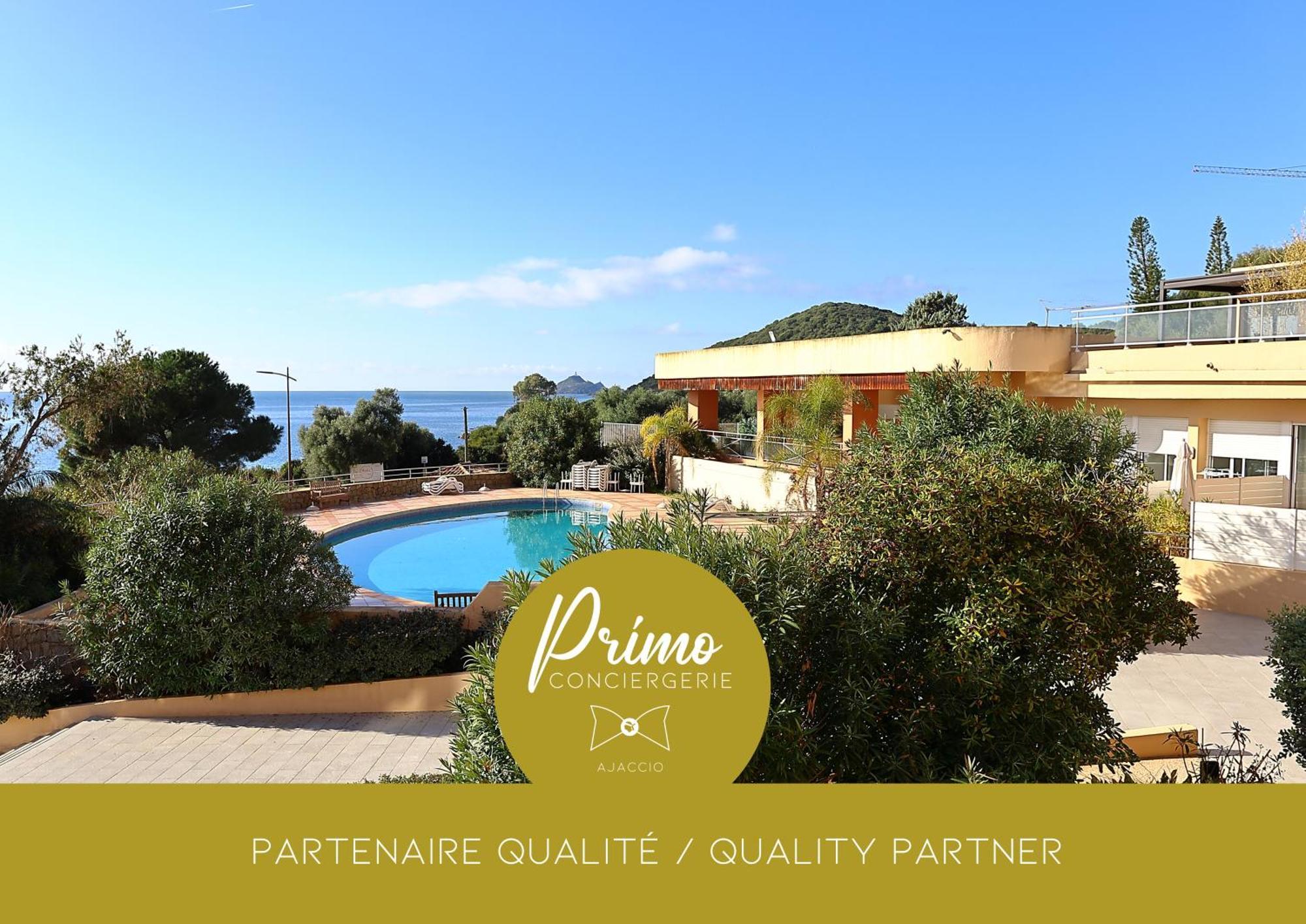 אז'אקסיו Superbe T2 Vue Mer - Piscine & Plage A 100M מראה חיצוני תמונה